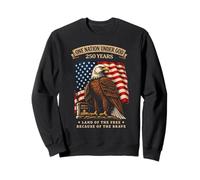 Faith Freedom 250 Years 1776-2026 Independence 4th of July Sudadera