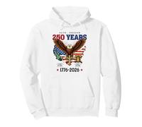 Faith Freedom 250 Years 1776-2026 Independence 4th of July Sudadera con Capucha