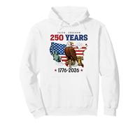 Faith Freedom 250 Years 1776-2026 Independence 4th of July Sudadera con Capucha