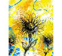 Faith, Hope and Justice: Creative Contemporary Abstract Notebook | 200 pages for Writing or Journaling | Paperback | 8"x10"