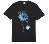 Faith Hope Fight Love Elephant Sunflower Diabetes Awareness Comfort Colors Adult Heavyweight T-Shirt