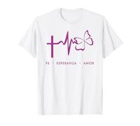 Faith, Hope, Love, Amor, Fe, Esperanza Camiseta