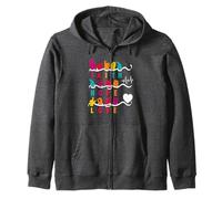 Faith Hope Love ASL American Sign Language Sudadera con Capucha