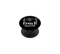 Faith Hope Love Christian Even If Bible Verse Daniel 3:18 PopSockets PopGrip Adhesivo