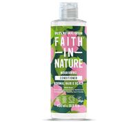 Faith In Nature Acondicionador Natural de Rosa Silvestre, Reparador, Vegano y No Testado en Animales, sin Parabenos ni SLS, para Cabello Normal a Seco 400 ml