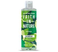 Faith in Nature Champú Natural de Aguacate, Nutritivo, Vegano y No Testado en Animales, sin Parabenos ni SLS, para Todo Tipo de Cabello, 400 ml