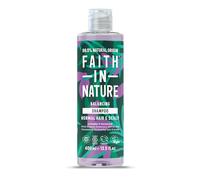 Faith in Nature Champú Natural de Lavanda y Geranio, Nutritivo, Vegano y No Testado en Animales, sin Parabenos ni SLS, para Cabello de Normal a Seco, 400 ml