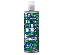 Faith in Nature Gel de Baño Natural de Árbol del Té, Purificante, Vegano y No Testado en Animales, sin Parabenos ni SLS, 400 ml