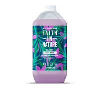 Faith in Nature Gel de Baño Natural de Lavanda y Geranio, Nutritivo, Vegano y No Testado en Animales, sin Parabenos ni SLS, Recarga de 5 l
