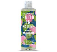 Faith In Nature Gel de Baño Natural de Rosa Silvestre, Reparador, Vegano y No Testado en Animales, sin Parabenos ni SLS 400 ml