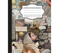 Faith & Inspiration Composition Notebook: Christian Wide Ruled Notebook with Bible Verses and Motivational Quotes | 100 Pages | 7.5 x 9.25 in
