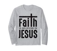Faith Is Believing In Jesus Manga Larga
