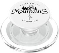 Faith Moves Mountains Faith Can Move Mountains Matthew 17 20 PopSockets PopGrip para MagSafe