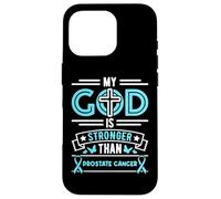 Faith My God Is Stronger Than Prostate Cancer - Cinta Carcasa para iPhone 16 Pro
