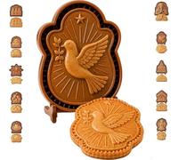 Faith & Nativity Christmas Mini Pie Mold Collection,Mini Pie Molds，#I | 3D Religious Pocket Hand Pie Maker,Food-Grade ABS Non-Stick Mini Pie Maker,Holiday Baking Tools for Christmas Parties & Gifts