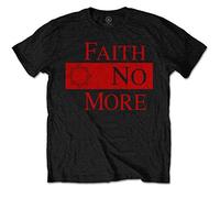 FAITH NO MORE 'Logo Star' (Black) T-Shirt (x-Large)