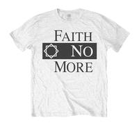 Faith No More - T-Shirt # Xxl Unisex White # Classic Logo V.2.