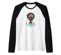 Faith Over Fear Afrocéntrico Headwrap Camiseta Manga Raglan