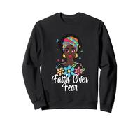 Faith Over Fear Afrocéntrico Headwrap Sudadera