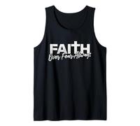 Faith Over Fear Always Christian Design | Cita de fe de Jesús Camiseta sin Mangas