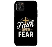 Faith Over Fear Bible Verse Inspired Christian Men Women Kid Carcasa para iPhone 11 Pro Max