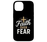 Faith Over Fear Bible Verse Inspired Christian Men Women Kid Carcasa para iPhone 14