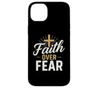 Faith Over Fear Bible Verse Inspired Christian Men Women Kid Carcasa para iPhone 14 Plus