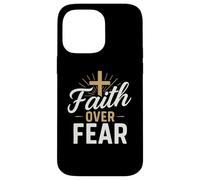 Faith Over Fear Bible Verse Inspired Christian Men Women Kid Carcasa para iPhone 14 Pro Max