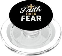 Faith Over Fear Bible Verse Inspired Christian Men Women Kid PopSockets PopGrip para MagSafe