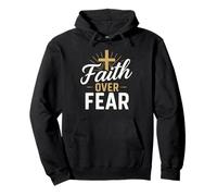 Faith Over Fear Bible Verse Inspired Christian Men Women Kid Sudadera con Capucha