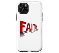Faith Over Fear - Christian Minimal Text Graphic (White) Carcasa para iPhone 11 Pro