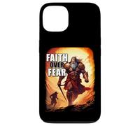 Faith Over Fear - David Goliath Epic Bible Comic Graphic Carcasa para iPhone 13