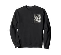 Faith Over Fear Dove, tipografía Cristiana inspiradora y audaz Sudadera