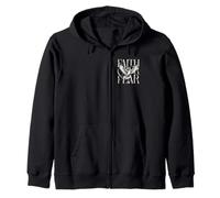 Faith Over Fear Dove, tipografía Cristiana inspiradora y audaz Sudadera con Capucha