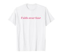 Faith Over Fear, God Jesus Christian Faith Religious Camiseta