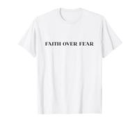 Faith Over Fear, Jesus Christian Faith Religious Men Women Camiseta