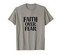 Faith Over Fear Quotes Illustration Graphic Designs Camiseta