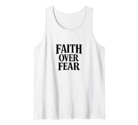 Faith Over Fear Quotes Illustration Graphic Designs Camiseta sin Mangas