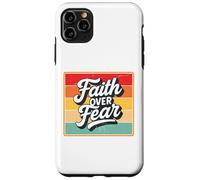 Faith Over Fear Retro Vintage Christian Men Women Kids Carcasa para iPhone 11 Pro Max