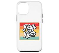 Faith Over Fear Retro Vintage Christian Men Women Kids Carcasa para iPhone 12/12 Pro