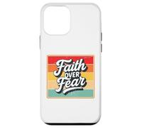 Faith Over Fear Retro Vintage Christian Men Women Kids Carcasa para iPhone 12 mini