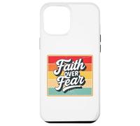 Faith Over Fear Retro Vintage Christian Men Women Kids Carcasa para iPhone 12 Pro Max