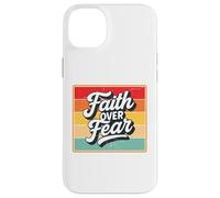 Faith Over Fear Retro Vintage Christian Men Women Kids Carcasa para iPhone 14 Plus