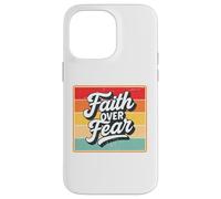 Faith Over Fear Retro Vintage Christian Men Women Kids Carcasa para iPhone 14 Pro Max