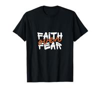 Faith Over Fear Salmo 118:6 Verso de la Biblia Cristiana Animar Camiseta