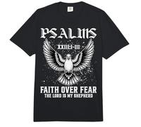 Faith Over Fear The Lord Is My Shepherd Versículo de la Biblia Fe Comfort Colors Adult Heavyweight T-Shirt