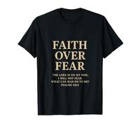 Faith Over Fear The Lord Is On My Side Salmo 118 6 Fe Camiseta