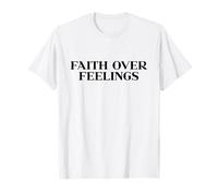 Faith Over Feelings Shirt, Christian Shirt, Jesus Easter Camiseta