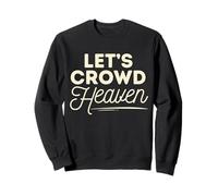 Faith Religious Jesus Minimalist Graphic Let's Crowd Heaven Sudadera