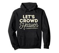 Faith Religious Jesus Minimalist Graphic Let's Crowd Heaven Sudadera con Capucha
